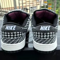 Harris Tweed x Dunk Low Black Phantom Shoes Sneakers - nk0004664 - Image 6