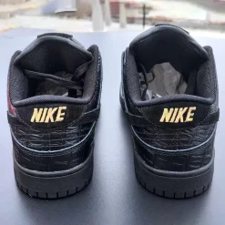 Dunk Low Black Croc Skin Shoes Sneakers - nk0004665 - Image 7