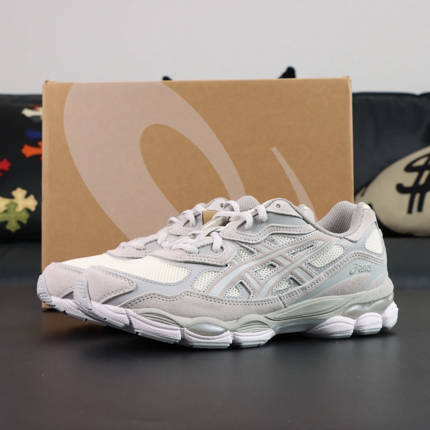 AS Gel NYC Cream Cloud Grey Shoes Sneakers - as0000004 - Image 4