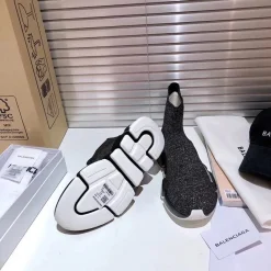 BLCG Speed 2.0 Recycled Knit Grey White Black Shoes Sneakers – bl0000011 - Image 9