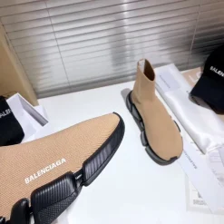 BLCG Speed 2.0 Recycled Knit Beige Black Shoes Sneakers - bl0000026 - Image 9