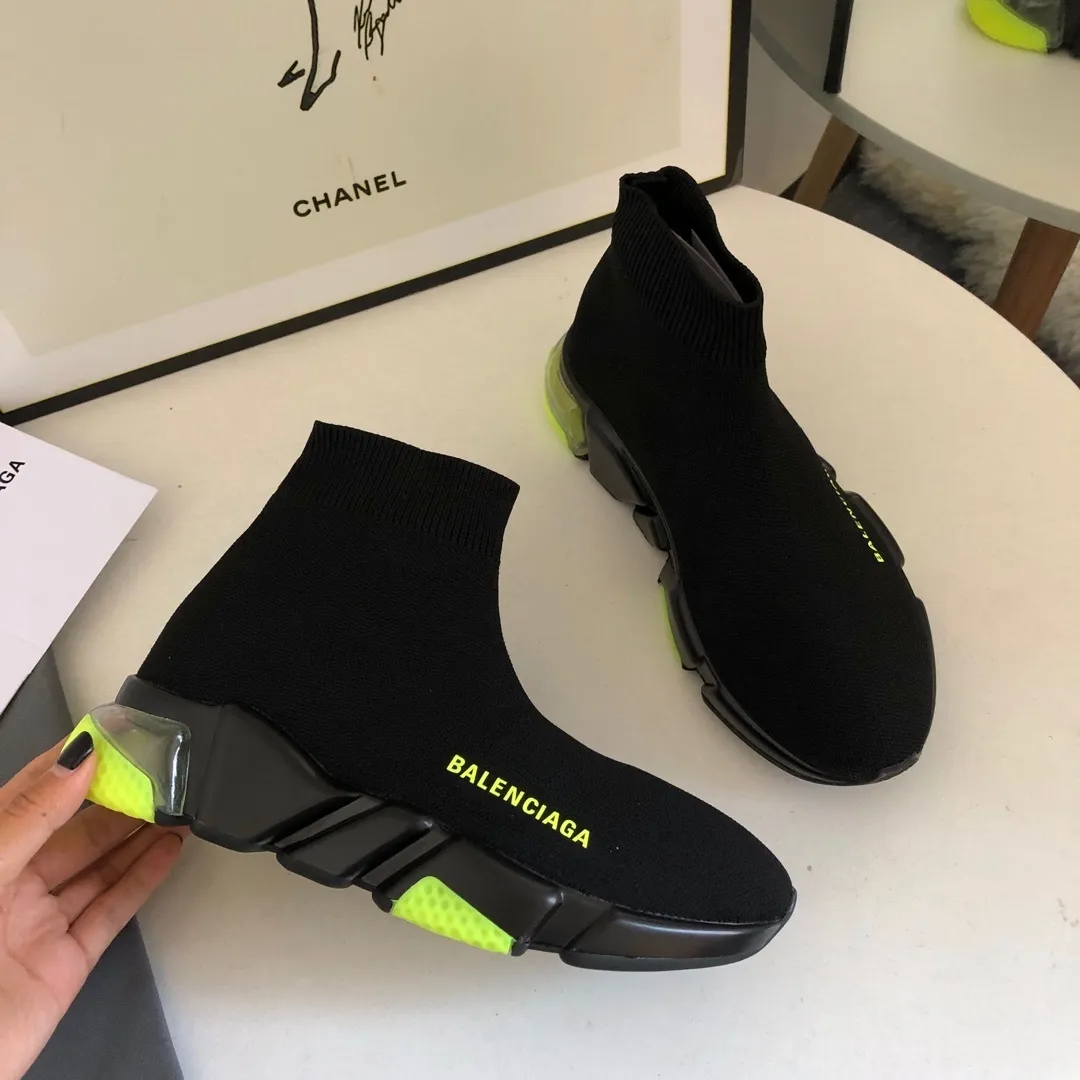 BLCG Speed Clear Sole Black Yellow Fluo Shoes Sneakers - bl0000029 - Image 4