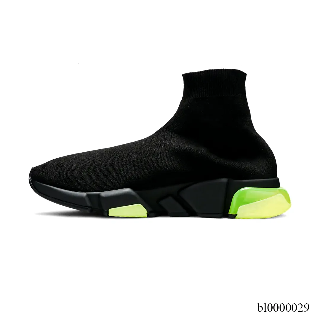 BLCG Speed Clear Sole Black Yellow Fluo Shoes Sneakers - bl0000029 - Image 2