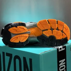 BLCG Runner Worn-Out Black Orange Fluo Shoes Sneakers - bl0000032 - Image 8