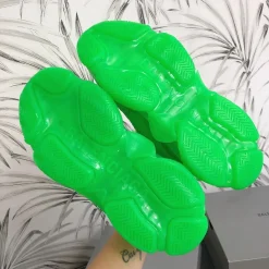 BLCG Triple S Clear Sole Neon Green Shoes Sneakers - bl0000040 - Image 5