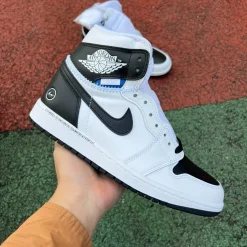 Fragment x Union LA x AJ 1 High OG Black White Shoes Sneakers – nk0004747 - Image 3