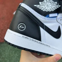 Fragment x Union LA x AJ 1 High OG Black White Shoes Sneakers – nk0004747 - Image 9