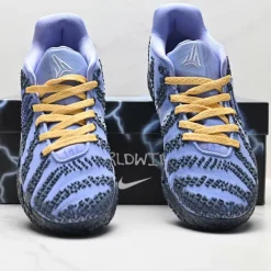Ja 3 'Cobalt Bliss Metallic Silver' Shoes Sneakers - nk0004774 - Image 3