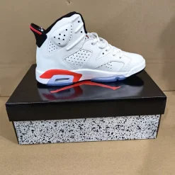 AJ 6 White Infrared Shoes Sneakers - nk0004813 - Image 4