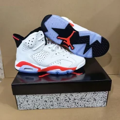AJ 6 White Infrared Shoes Sneakers - nk0004813 - Image 6