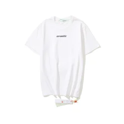 OW Co Virgil Abloh Back Arrow Cotton T-Shirt - OW0015 - Image 4