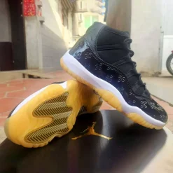 Drake x AJ 11 OVO Monogram Black Sample Shoes Sneakers - nk0004416F - Image 4