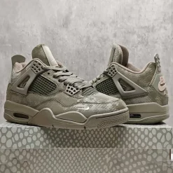 Nigel Sylvester x AJ 4 Army Green Mamba Shoes Sneakers - nk0004631 - Image 8