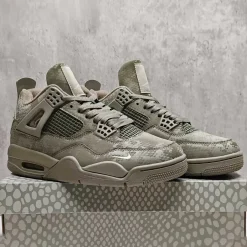 Nigel Sylvester x AJ 4 Army Green Mamba Shoes Sneakers - nk0004631 - Image 7