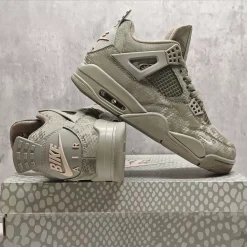 Nigel Sylvester x AJ 4 Army Green Mamba Shoes Sneakers - nk0004631 - Image 6