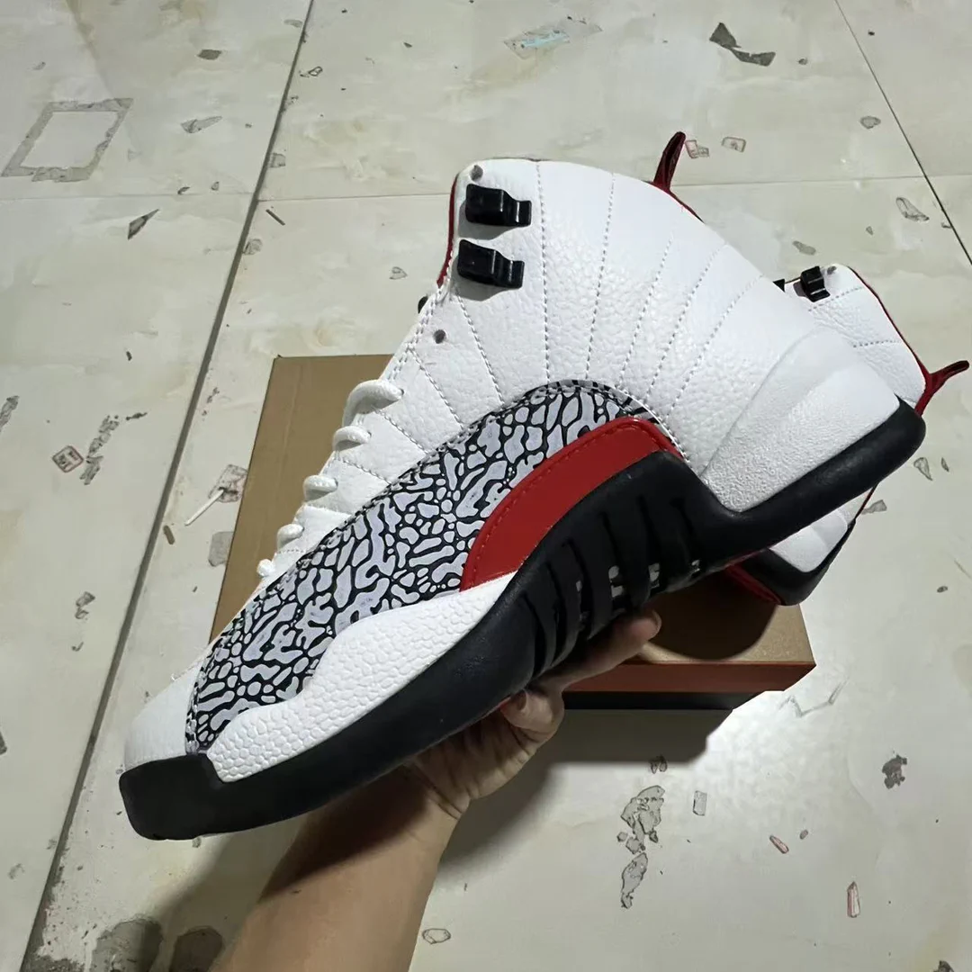 AJ 12 Elephant Print Shoes Sneakers - nk0004639 - Image 5