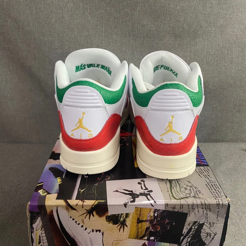AJ 3 Mexico El Vuelo Shoes Sneakers – nk0004734 - Image 11