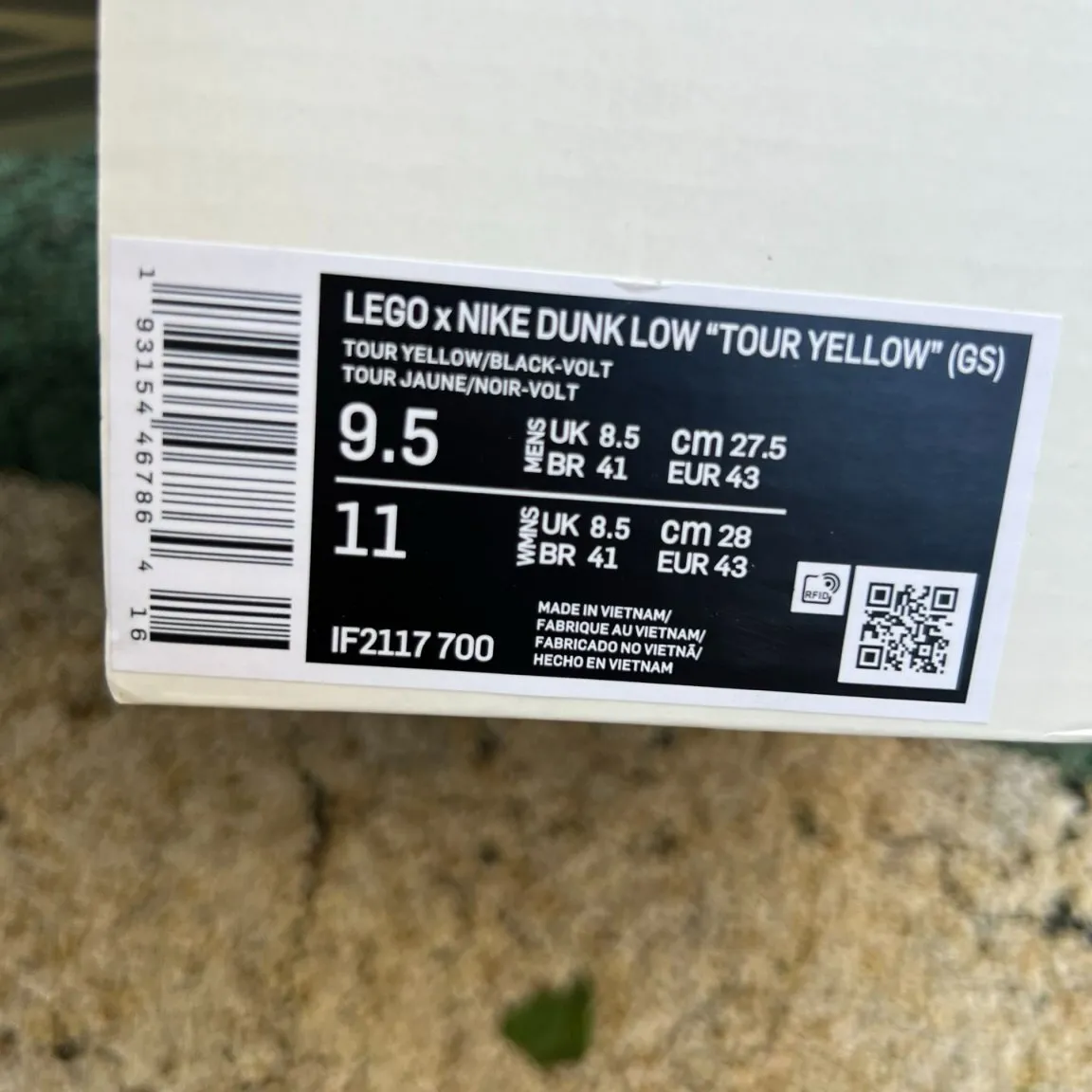 Dunk Low x LEGO Tour Yellow Shoes Sneakers - nk0004781 - Image 12