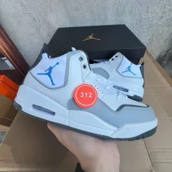 AJ Courtside 23 White/University Blue Shoes Sneakers - nk0004823 - Image 6