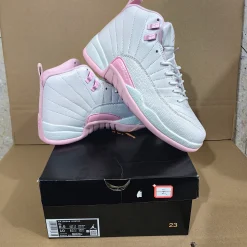 AJ 12 White Pearl Pink Shoes Sneakers - nk0004936 - Image 5