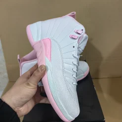 AJ 12 White Pearl Pink Shoes Sneakers - nk0004936 - Image 6