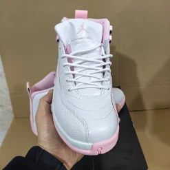 AJ 12 White Pearl Pink Shoes Sneakers - nk0004936 - Image 7
