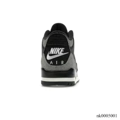 Levi’s x AJ 3 Black Denim Shoes Sneakers – nk0005001 - Image 4