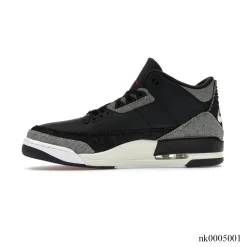 Levi’s x AJ 3 Black Denim Shoes Sneakers – nk0005001 - Image 2