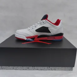 AJ 5 Retro Low Fire Red Shoes Sneakers - nk0005016 - Image 17