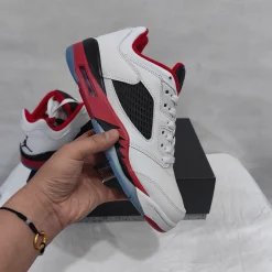 AJ 5 Retro Low Fire Red Shoes Sneakers - nk0005016 - Image 8