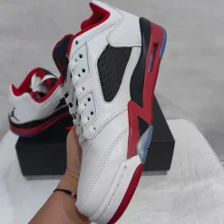 AJ 5 Retro Low Fire Red Shoes Sneakers - nk0005016 - Image 10
