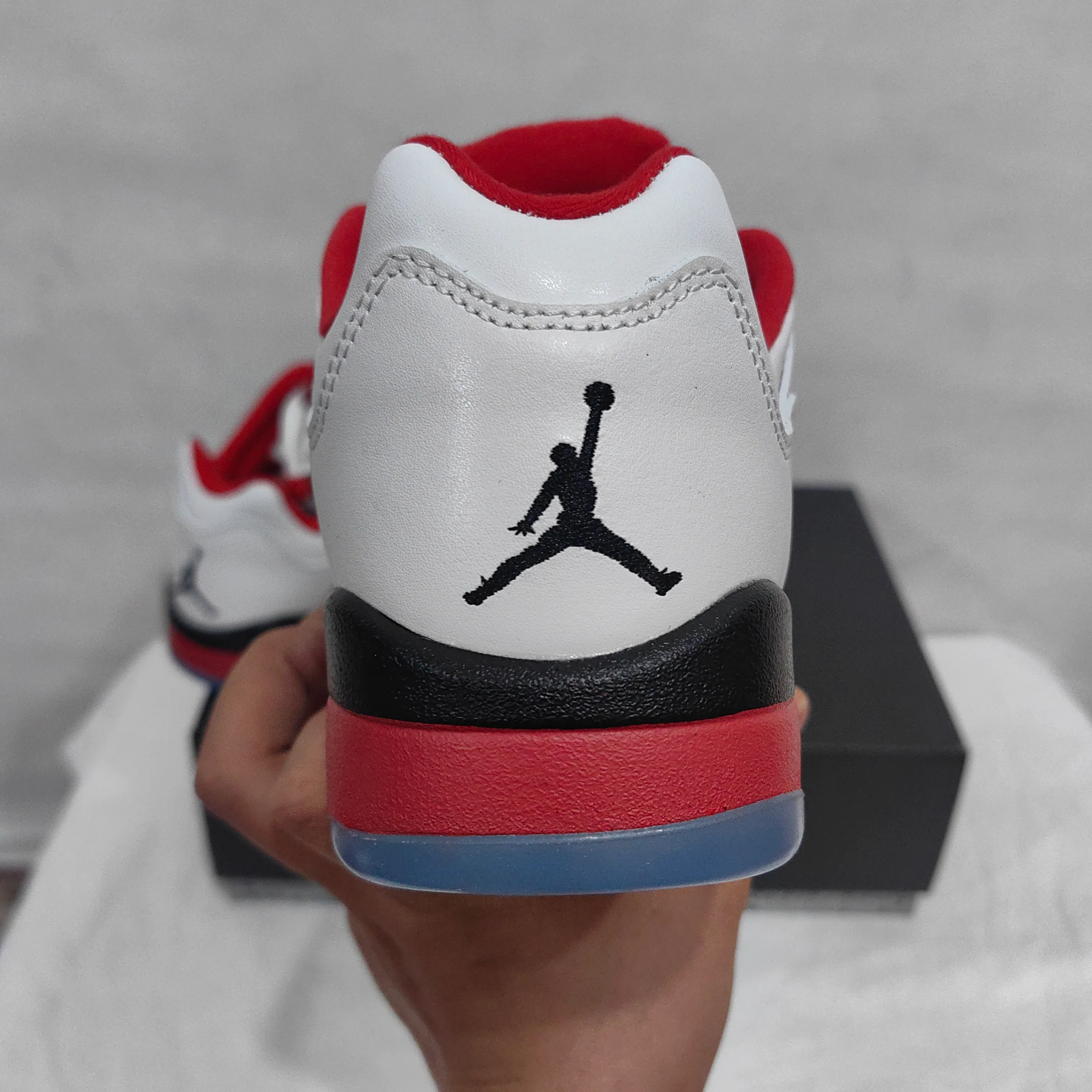 AJ 5 Retro Low Fire Red Shoes Sneakers - nk0005016 - Image 11