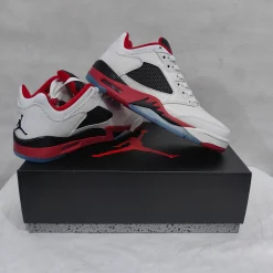 AJ 5 Retro Low Fire Red Shoes Sneakers - nk0005016 - Image 13
