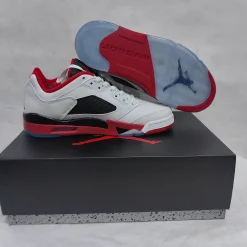 AJ 5 Retro Low Fire Red Shoes Sneakers - nk0005016 - Image 14