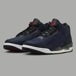 Levi's x AJ 3 Indigo Shoes Sneakers – nk0005024 - Image 9