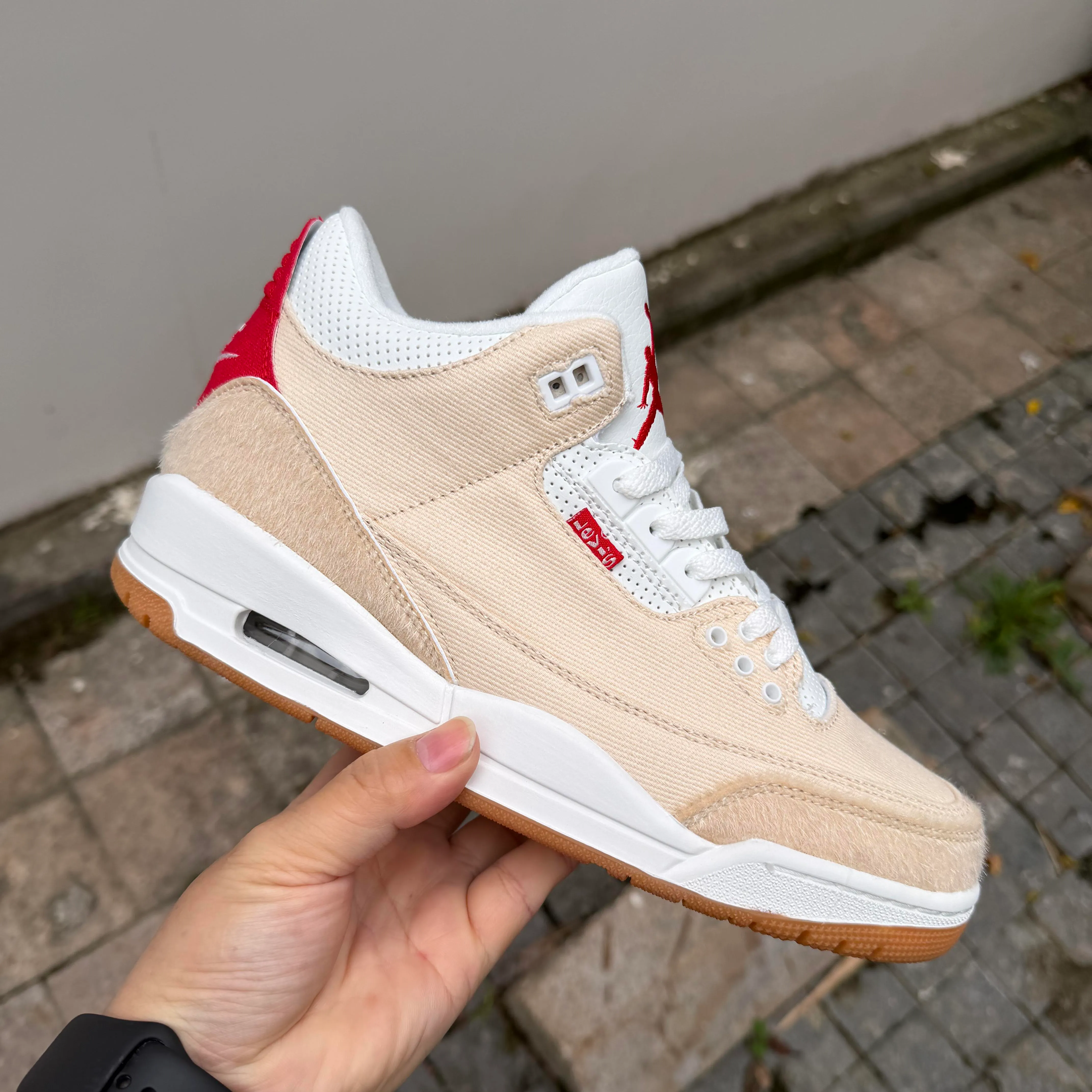AJ 3 Retro Levi’s Lunar New Year Shoes Sneakers – nk0005028 - Image 5