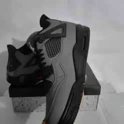 AJ 4 x Travis Scott Retro Dark Grey Black Shoes Sneakers - nk0005039 - Image 8