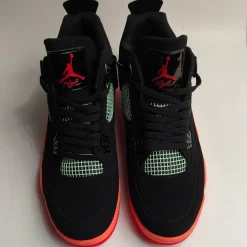 AJ 4 Retro Black Infrared Barely Volt Shoes Sneakers - nk0005052 - Image 6