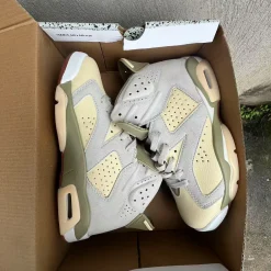 AJ 6 “Sail/Neutral Olive” Shoes Sneakers - nk0005226 - Image 5
