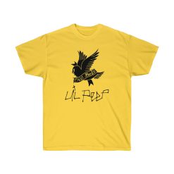 Crybaby Bird Black Men T-Shirt - Image 7
