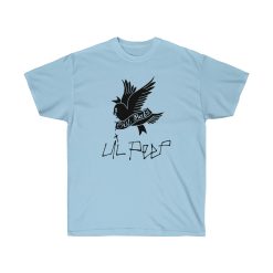 Crybaby Bird Black Men T-Shirt - Image 9