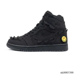 J Balvin x AJ 1 "Black" Shoes Sneakers – nk0005300 - Image 2
