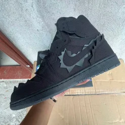 J Balvin x AJ 1 "Black" Shoes Sneakers – nk0005300 - Image 4