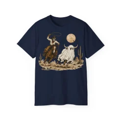Halloween Cowboy T-Shirt - POD0001 - Image 4