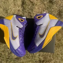 NK Hyperdunk 2008 Kobe Bryant "Lakers Home" Player Edition Shoes Sneakers - nk0005463 - Image 8