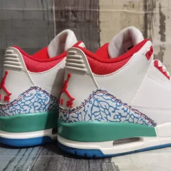 AJ 3 Retro 'Play Your Way'/'Chalk & Track Red' Shoes Sneakers – nk0005488 - Image 5