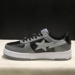 Bapesta #1 M1 'Grey' Shoes Sneakers - nk0005523 - Image 4