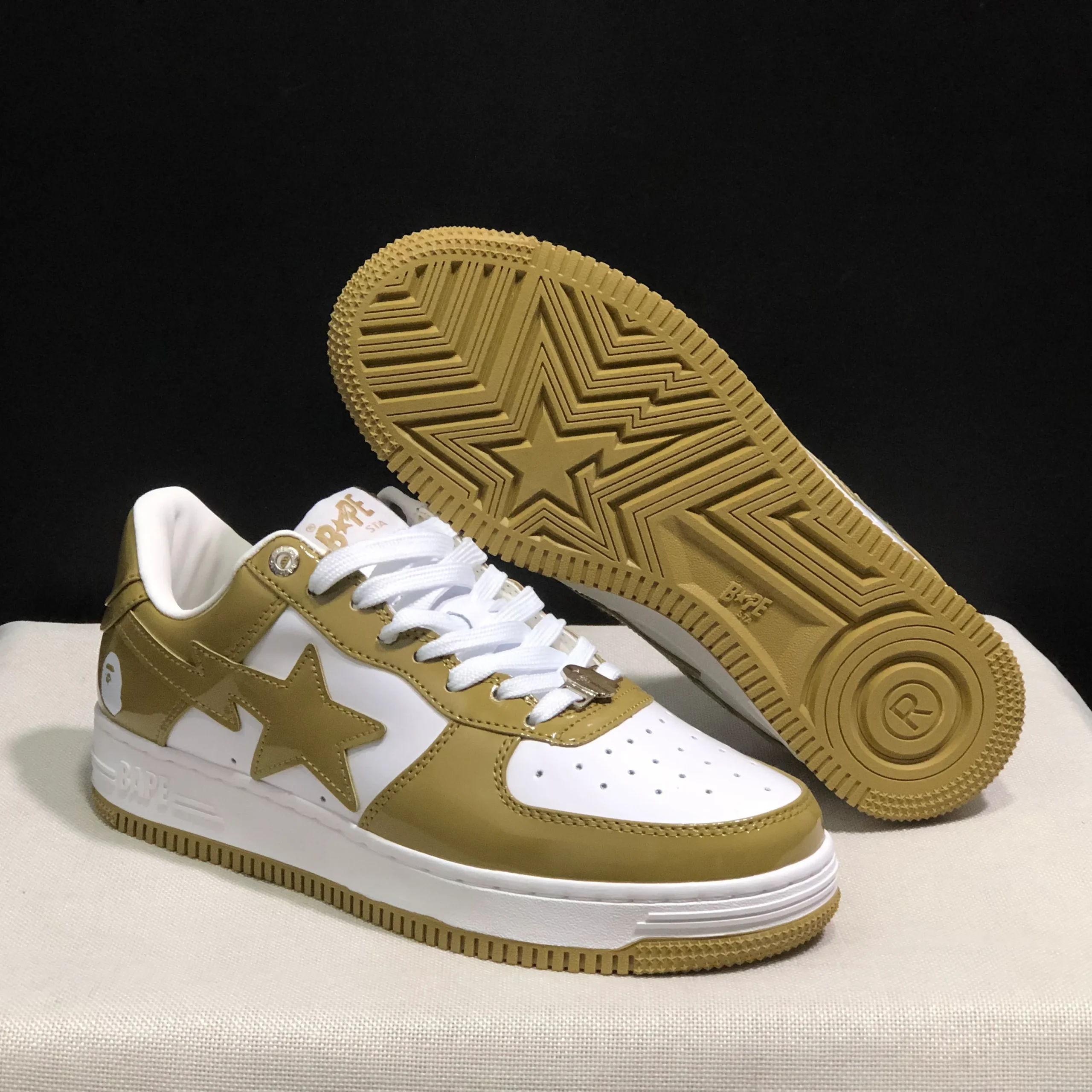 Wmns Bapesta #5 'Beige' Shoes Sneakers - nk0005525 - Image 9