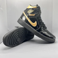 AJ 1 Retro High OG "Black Metallic Gold" Shoes Sneakers – nk0005530 - Image 5