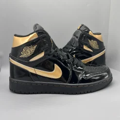 AJ 1 Retro High OG "Black Metallic Gold" Shoes Sneakers – nk0005530 - Image 3